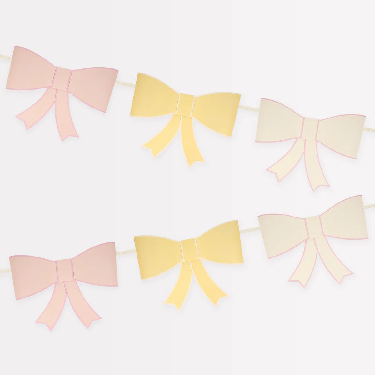 3d Paper Bow Garland | Meri Meri