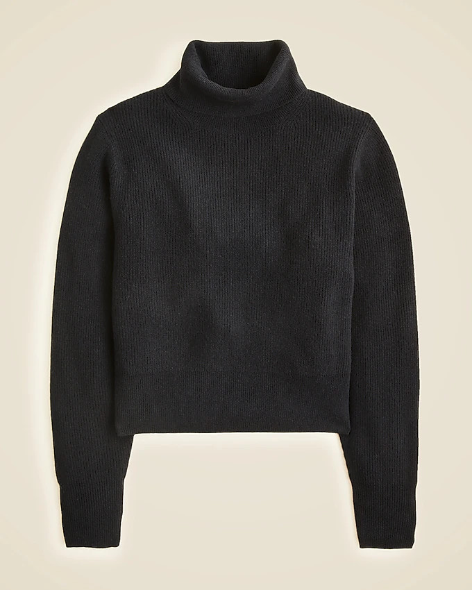 Ribbed cashmere turtleneck sweater | J. Crew US