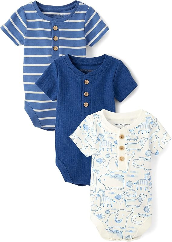 Gymboree baby-boys Short Sleeve Bodysuits | Amazon (US)