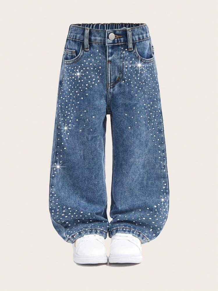 Rhinestone Jeans | SHEIN
