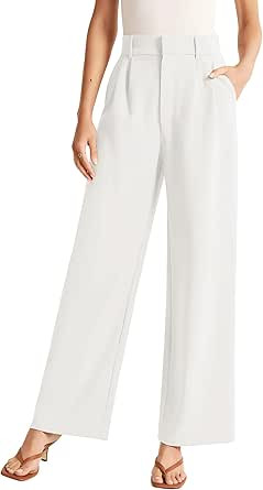 Sarin Mathews High Waisted Wide Leg Pants for Women Business Casual Dress Pant Palazzo Long Work ... | Amazon (US)