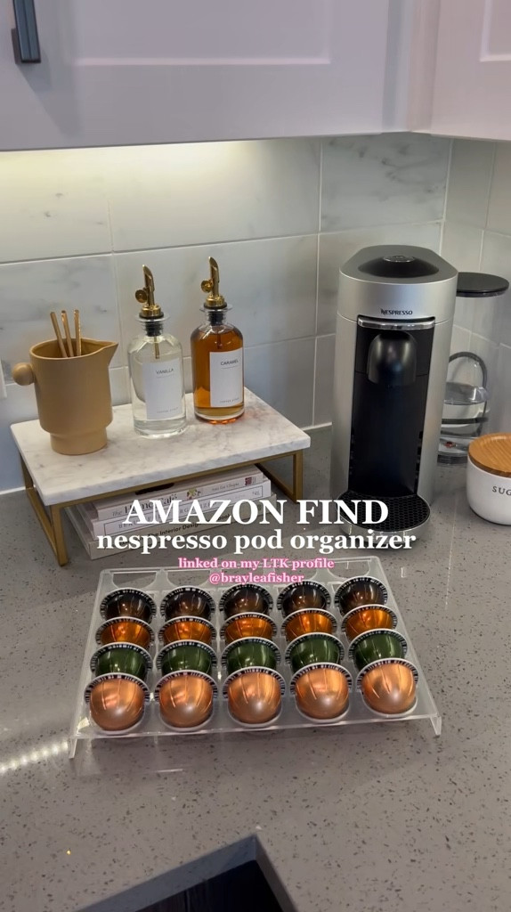 nespresso pod holder & everything else you see in this video! 

#LTKSeasonal #LTKFindsUnder100 #LTKHome