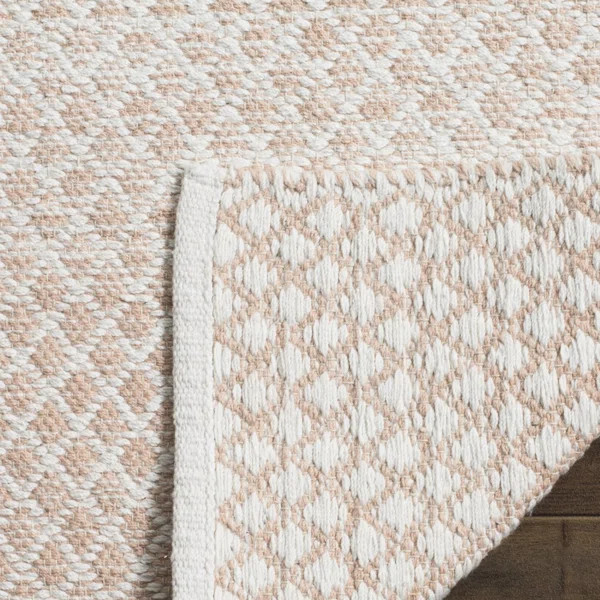 Alannah Handmade Flatweave Cotton Beige / Ivory Rug | Wayfair North America