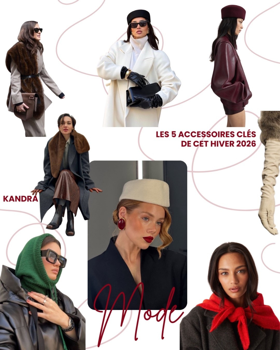 Cet hiver 2026, les accessoires ne sont plus de simples compléments : ils deviennent le cœur du look. Sur LTK, on repère cinq pièces fortes qui structurent la silhouette et donnent instantanément une allure mode, entre élégance rétro et fonctionnalité contemporaine. Des inspirations couture aux essentiels du quotidien, ces accessoires s’imposent comme les incontournables de la saison.

🖤 Le pillbox hat signe le grand retour du chic sixties. Minimaliste et graphique, il apporte une touche sophistiquée à un manteau oversize ou un tailleur structuré.
🖤 L’écharpe en fausse fourrure est l’alliée glamour de l’hiver : ultra-douce, enveloppante, elle transforme même le look le plus simple en tenue statement.
🖤 Les gants d’opéra allongent la silhouette et insufflent une élégance dramatique, portés avec un manteau court ou une cape.
🖤 La cagoule (balaclava), longtemps utilitaire, devient mode : elle mixe protection et style, parfaite pour un look urbain pointu.
🖤 Enfin, la Sophie scarf / longue écharpe s’impose comme la pièce la plus versatile : portée nouée, drapée ou en superposition, elle apporte mouvement et caractère.

Ces cinq accessoires clés résument l’esprit de l’hiver 2026 : audacieux, affirmé et résolument stylé. À retrouver et à shopper facilement sur LTK, pour composer des looks tendance sans compromis entre mode et praticité. 

#LTKwinter #LTKeurope #LTKsale
