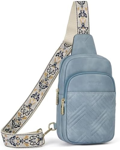 BOSTANTEN Bolsa tiracolo acolchoada para mulheres, bolsa transversal de couro, com alça ajustáv... | Amazon (BR)