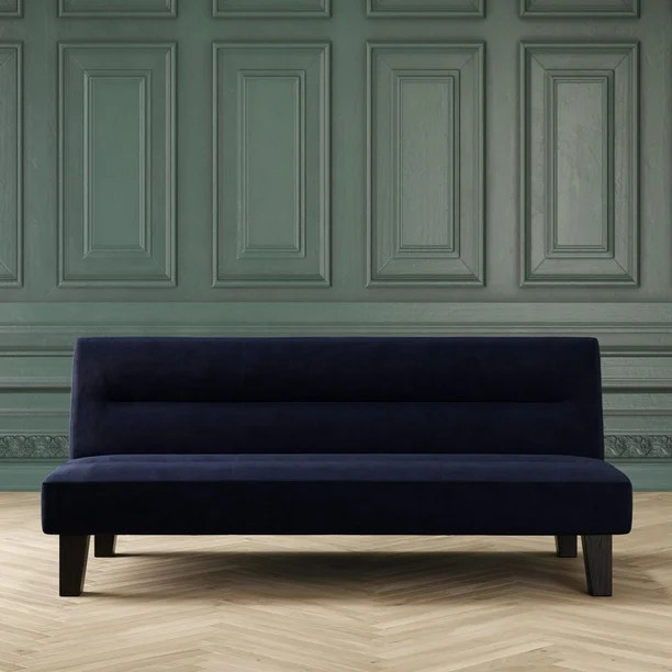 DHP Kebo Futon with Microfiber Cover, Blue | Walmart (US)