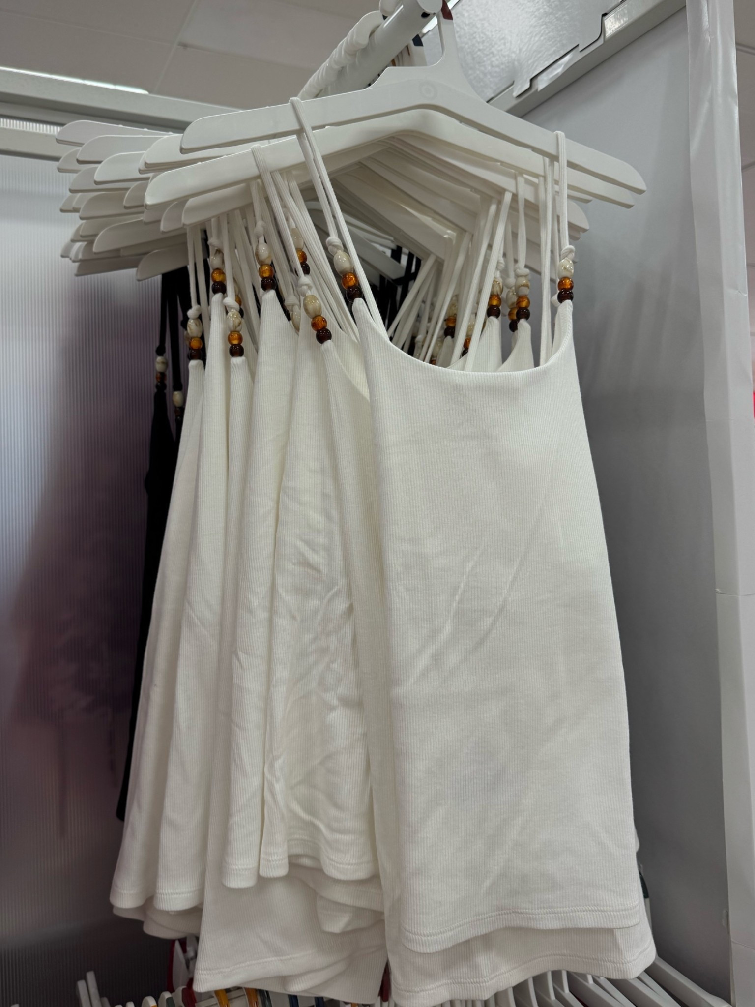 the cutest elevated basic for summer!! built in bra, beaded straps, comes in more colors🤍 perfect little white top to throw on with jean shorts or maxi skirts for vacation

#LTKootd #LTKTravel #LTKSeasonal
