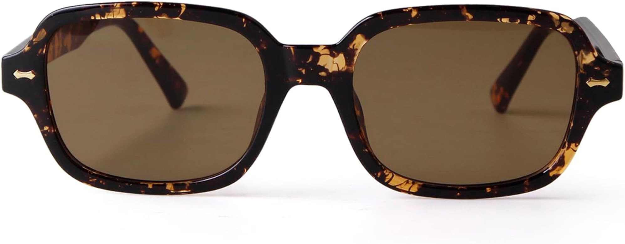 ADE WU Retro Square Sunglasses for Women Y2k Vintage Trendy Cute Square Frame Tinted Sun Glasses | Amazon (US)