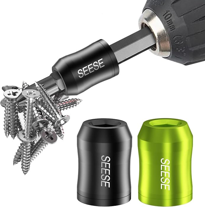 Strong Magnetic Screw Ring: 1/4 Inch/ 6.35 mm Universal Magnetic Screw Holder - Removable Magneti... | Amazon (US)