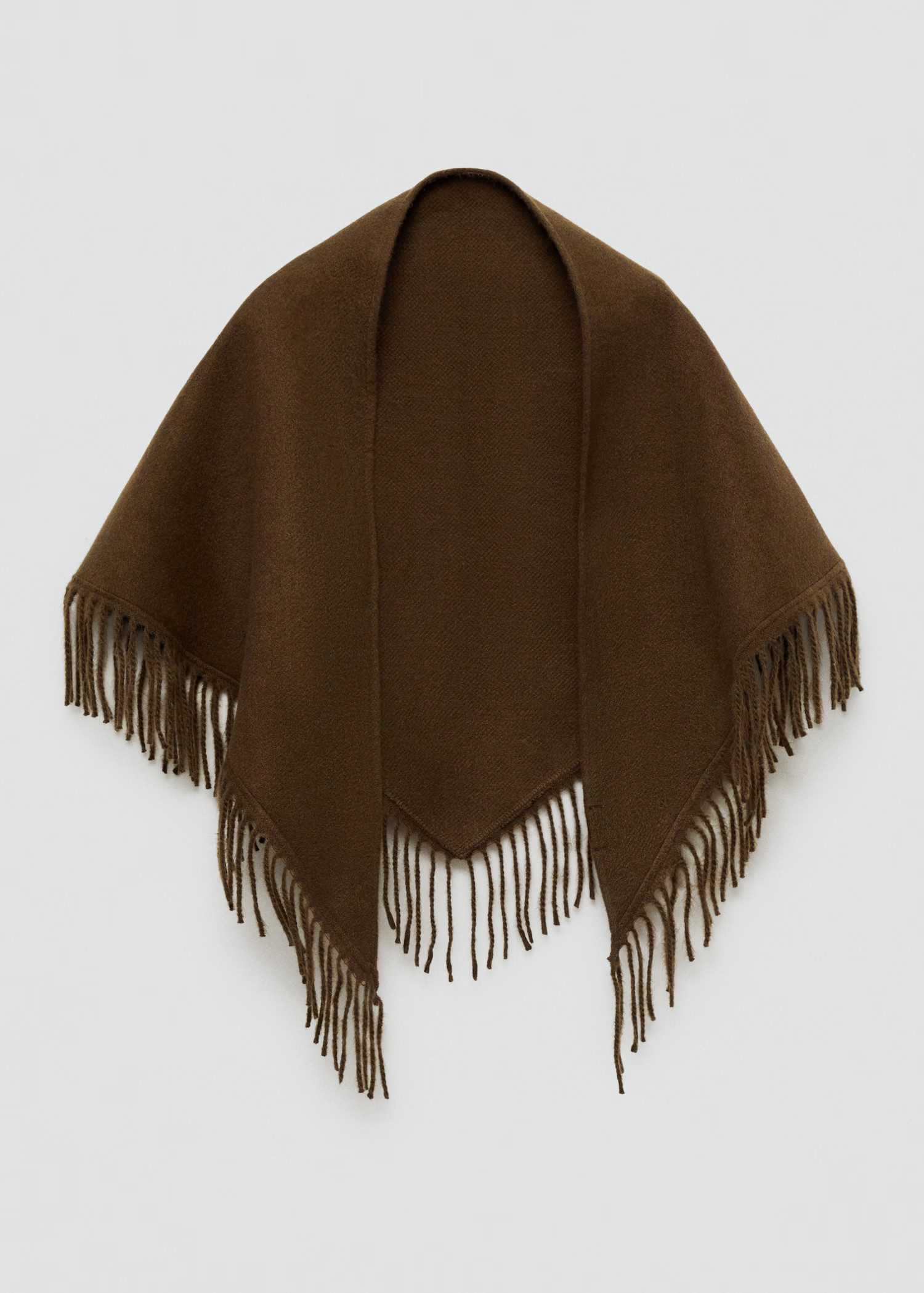 Knitted shawl with fringed ends | Mango (US/MX/AU)