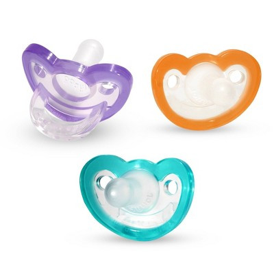 Razbaby Jollypop Pacifiers 0-3m - 3pk: Silicone, BPA-Free, Phthalate-Free | Target