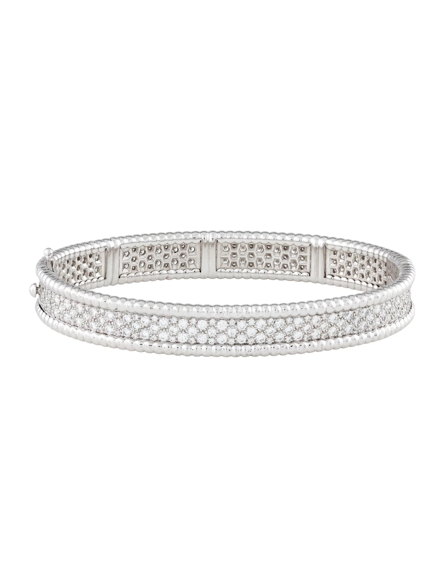 Perlée Diamonds Bracelet, 3 Rows, Medium Model | The RealReal