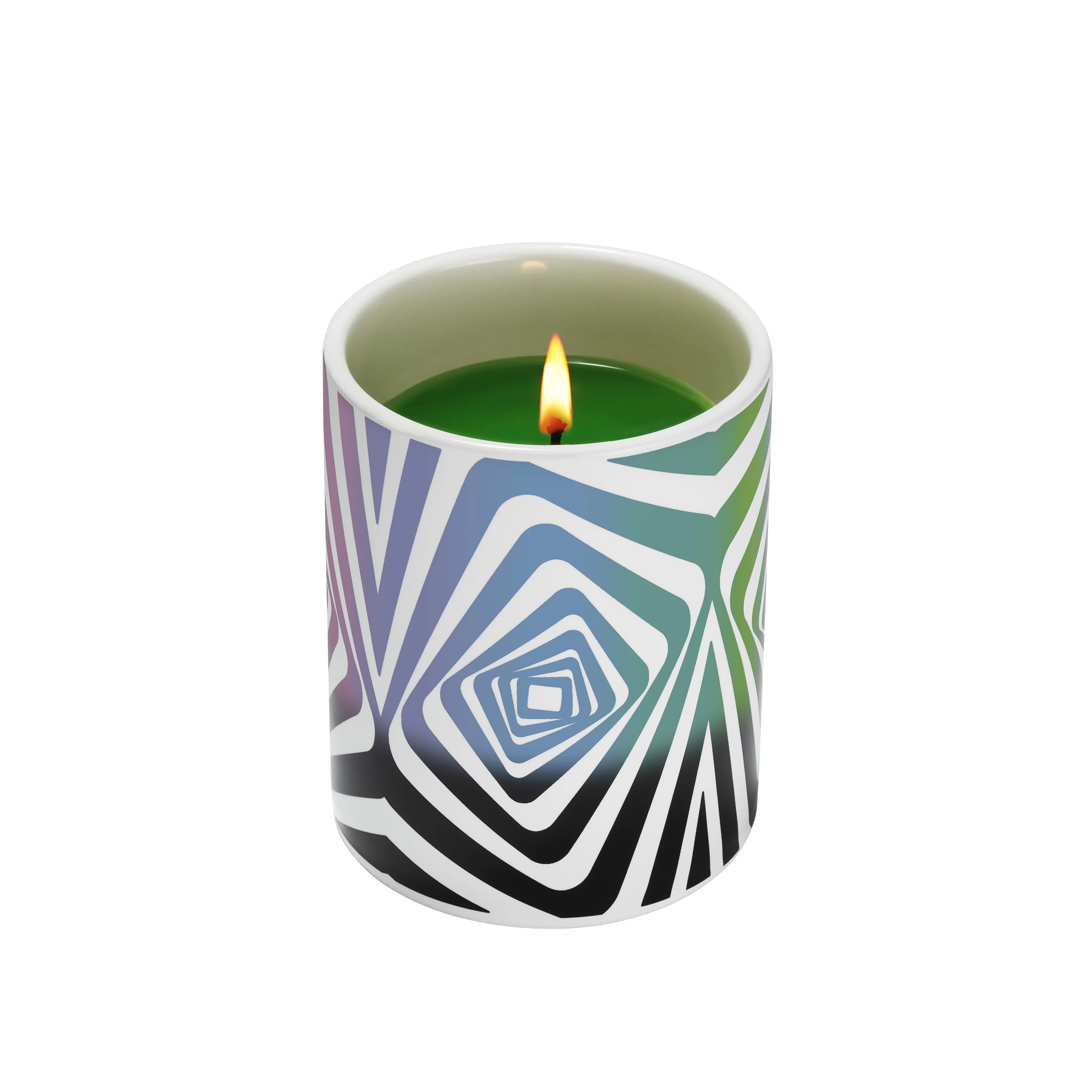 Glo Zone Color-Changing Scented Ceramic Candle, Vibin’ Green, 12 oz | Walmart (US)