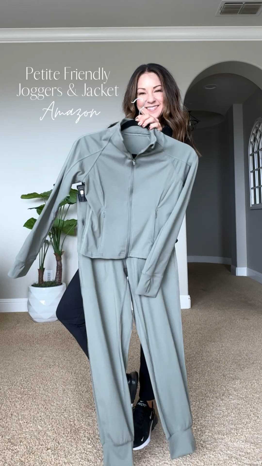 Petite friendly Athleisure outfit

I am wearing size XS grey sage zip up jacket and joggers - TTS! Nike air max go up 1/2 size

Athleisure  Fashion  Fashion favorites  Joggers  Jacket  Everyday outfit  Sneakers  Activewear  Workout wear  Fitness

#LTKstyletip #LTKover40 #LTKSeasonal