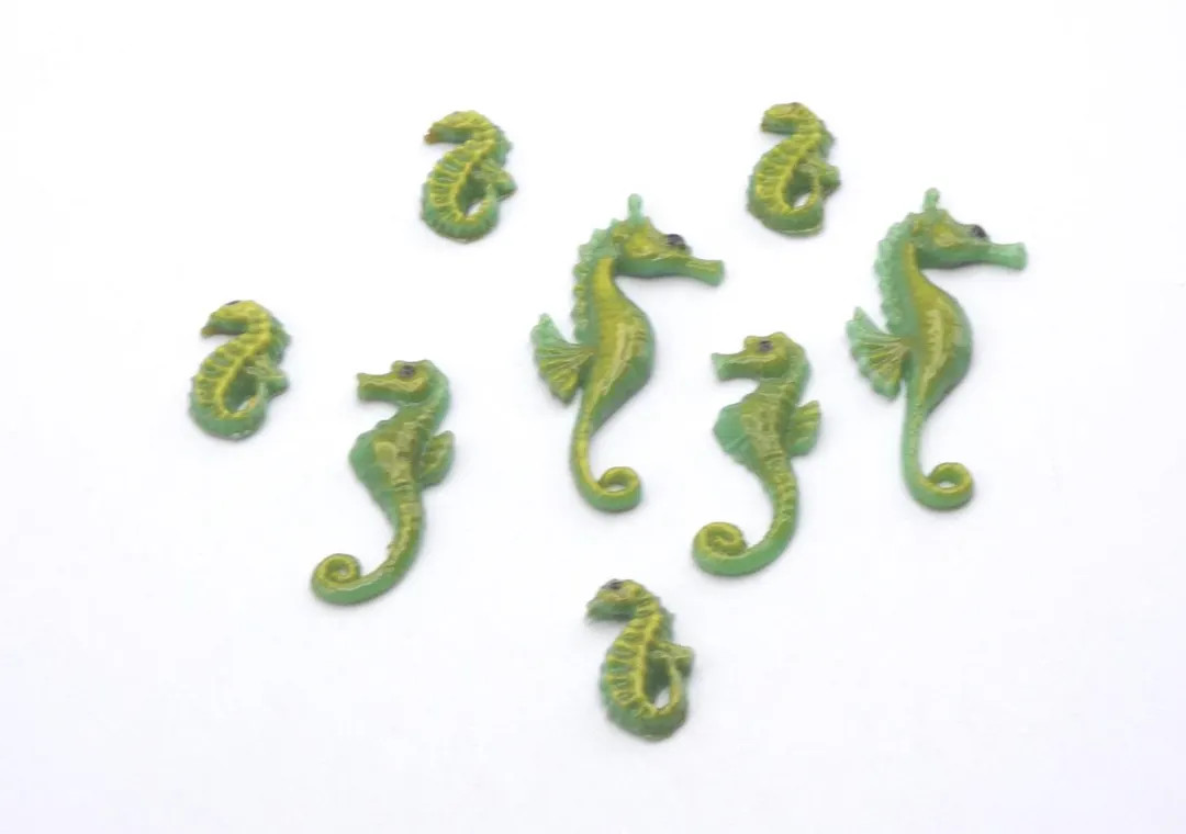 96 COE, Freeze and Fuse Seahorse, Multi-Color and Size.  Set of 8! | Etsy (Global)