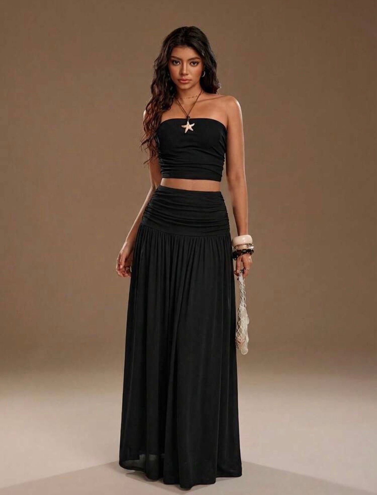 spring outfits 2026

 PETITE  Mesh Solid
Color Bandeau Top And Maxi Skirt 2-Piece
#spring #sets #outfit 

#LTKPetite #LTKSeasonal #LTKOver40