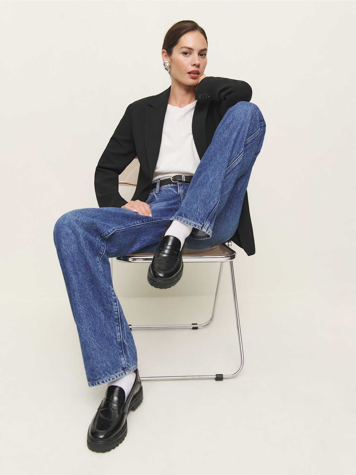 Agathea Chunky Loafer | Reformation (Global)