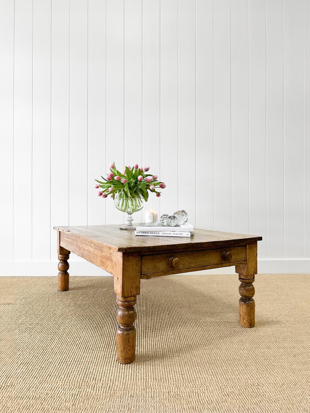 An Antique English Country Pine Coffee Table - Etsy | Etsy (US)