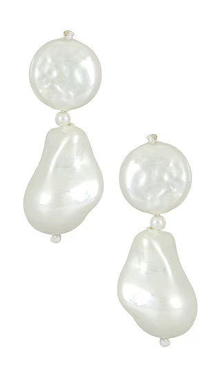 Ella Earrings in Pearl | Revolve Clothing (Global)