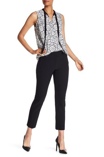 Adrianna Papell | Solid Kate Bi-Stretch Fitted Pants | Nordstrom Rack | Nordstrom Rack