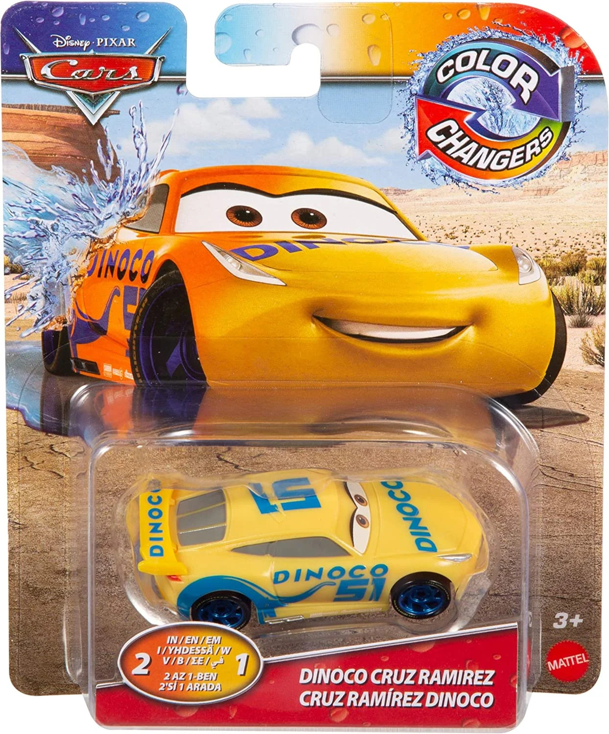 Mattel Disney Pixar Cars Color Changers Dinoco Cruz Ramirez | Walmart (US)