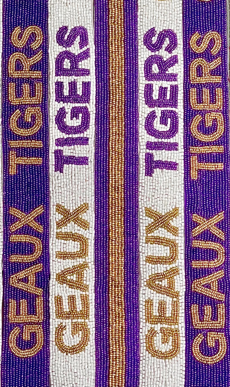 Beaded Purse Strap, Gameday Purse Strap, College Purse Strap, Stadium Strap, Beaded Purse Strap, ... | Etsy (US)