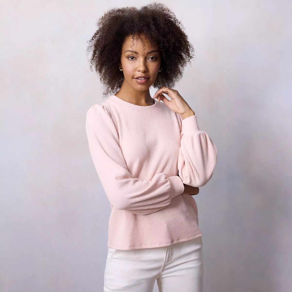 Women's LC Lauren Conrad Crewneck Long-Sleeve Top | Kohl's