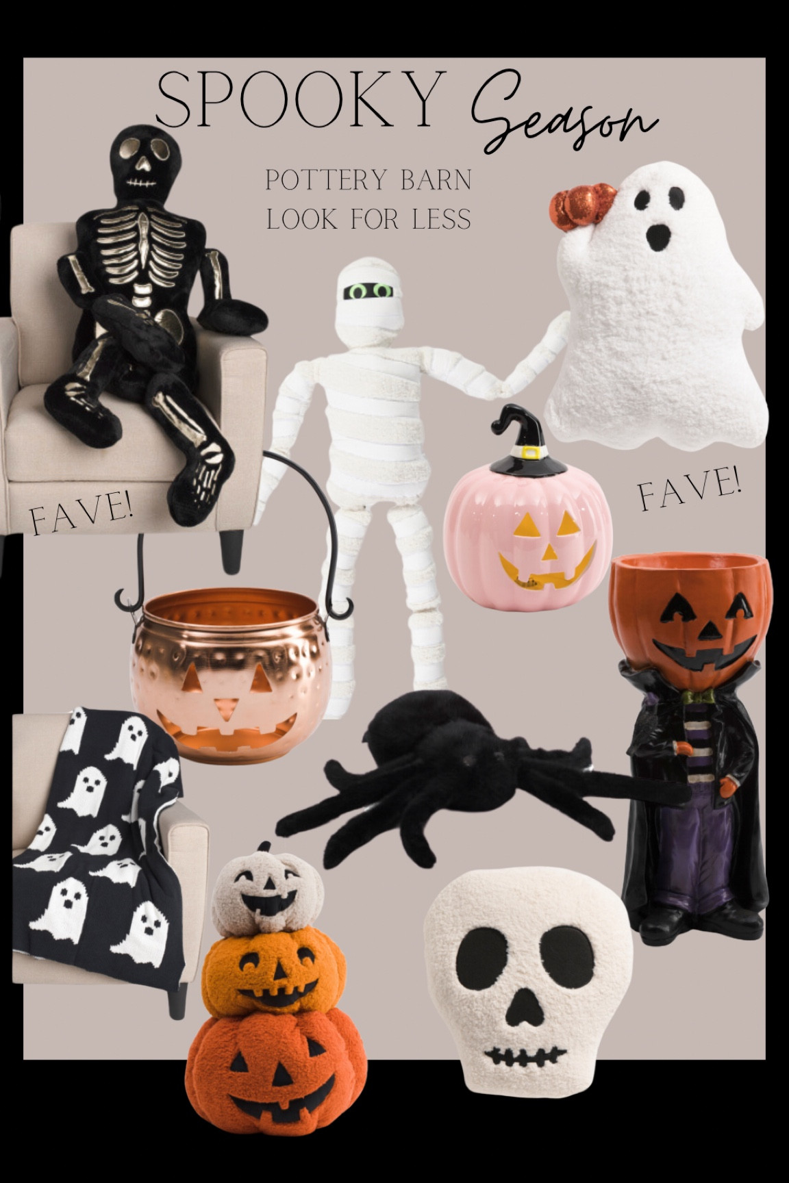 Spooky season is right around the corner! The good stuff goes fast. I LOVE these pottery barn halloween pillow look for less options. 

Spooky decor, Halloween decor, Marshall’s Halloween 

#LTKHome