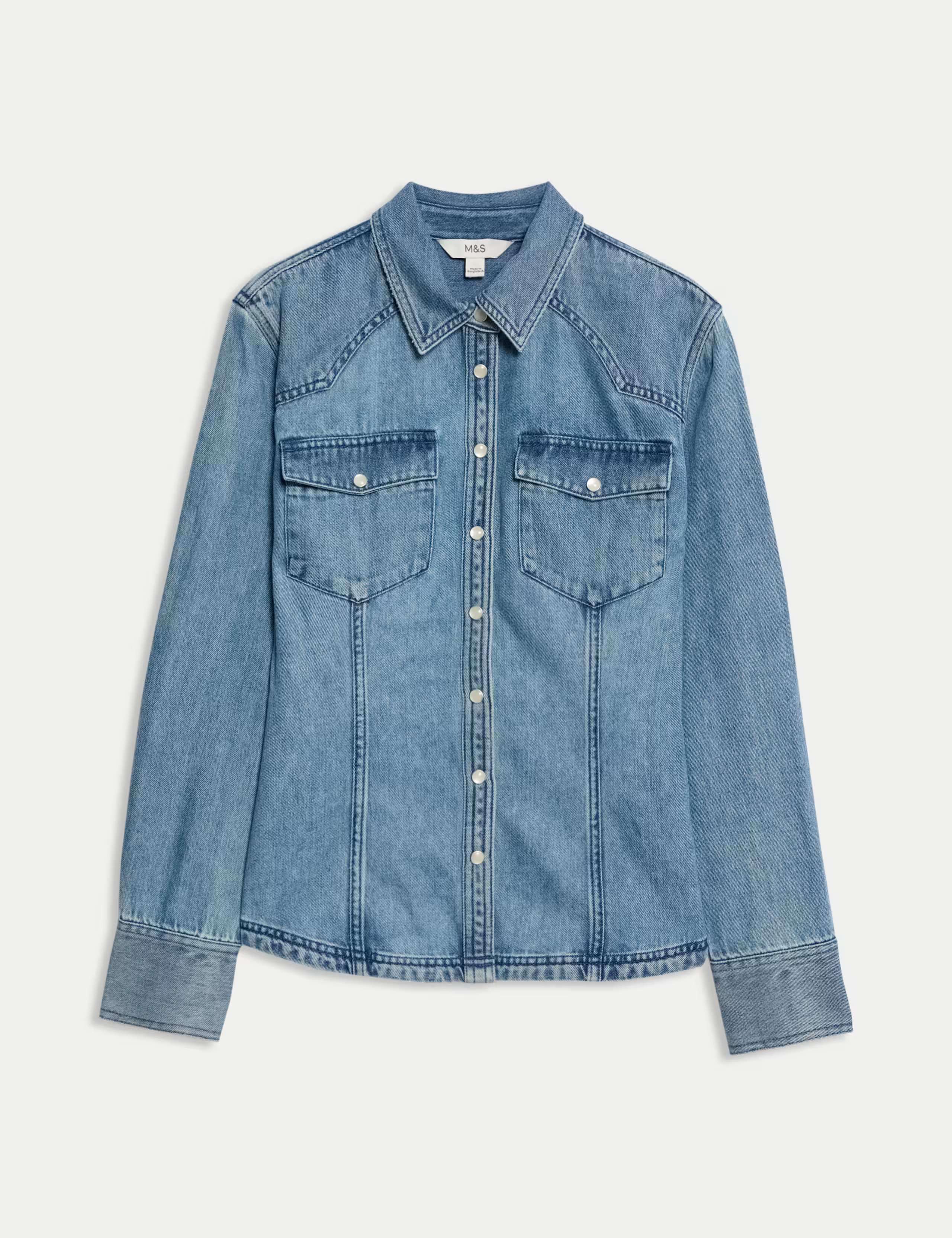 Denim Western Shirt | M&S Collection | M&S | Marks & Spencer (UK)