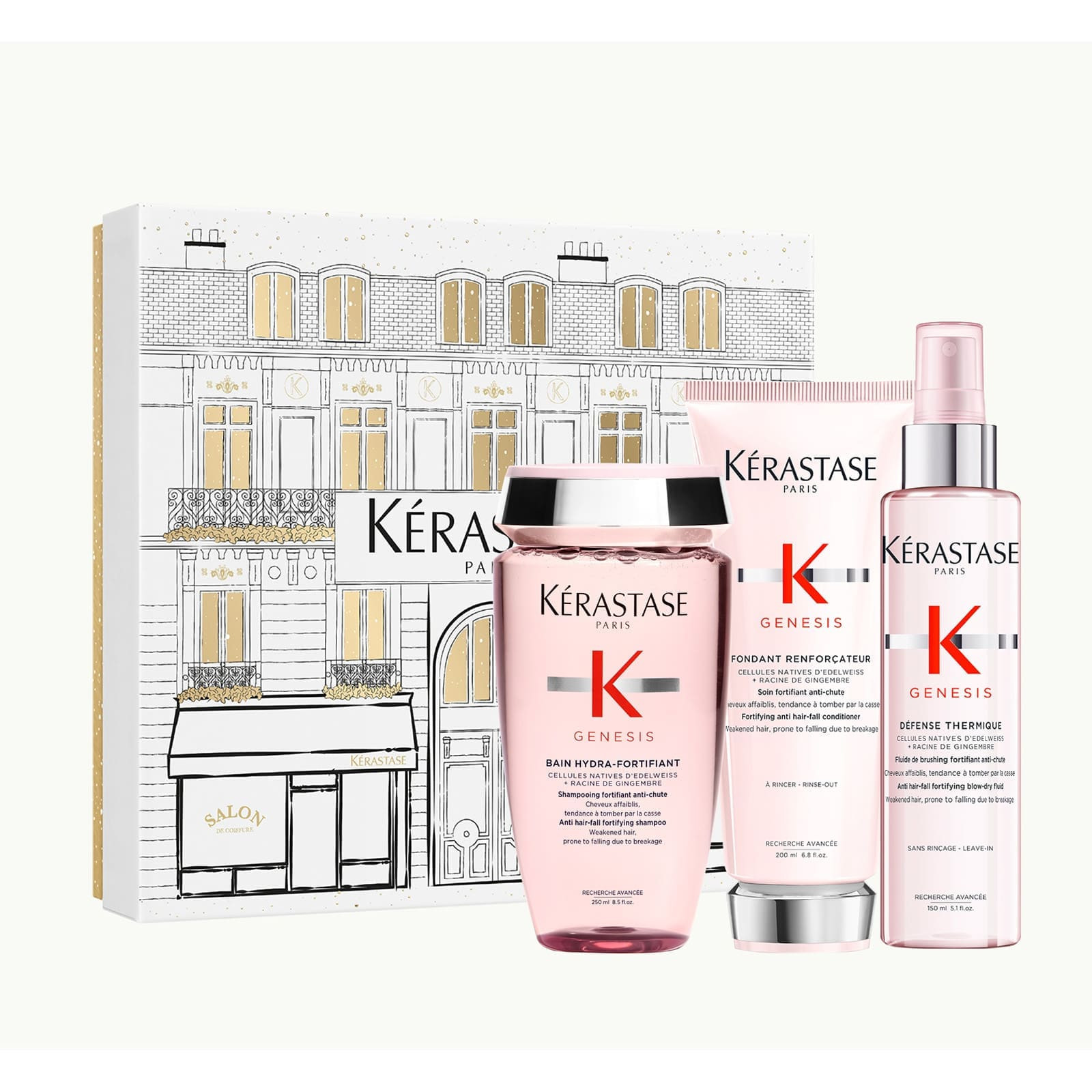 Kerastase Genesis Holiday Gift Set | Shop Holiday Trios | Pomme Salon | Pomme Salon CA
