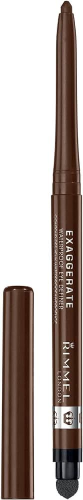 Rimmel London - Exaggerate Waterproof Eye Definer, built-in smudger & sharpener, creamy matte fin... | Amazon (CA)