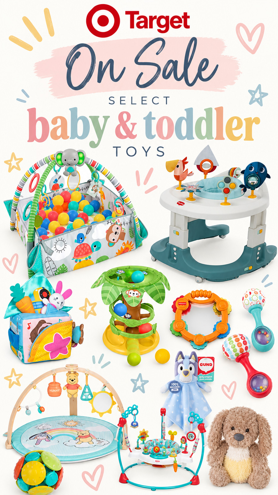Target On sale select baby & toddler toys 

 #LTKmomlife #LTKSaleAlert #LTKBaby