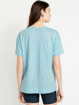 Oversized EveryWear Graphic Tunic T-Shirt | Old Navy | Old Navy (US)
