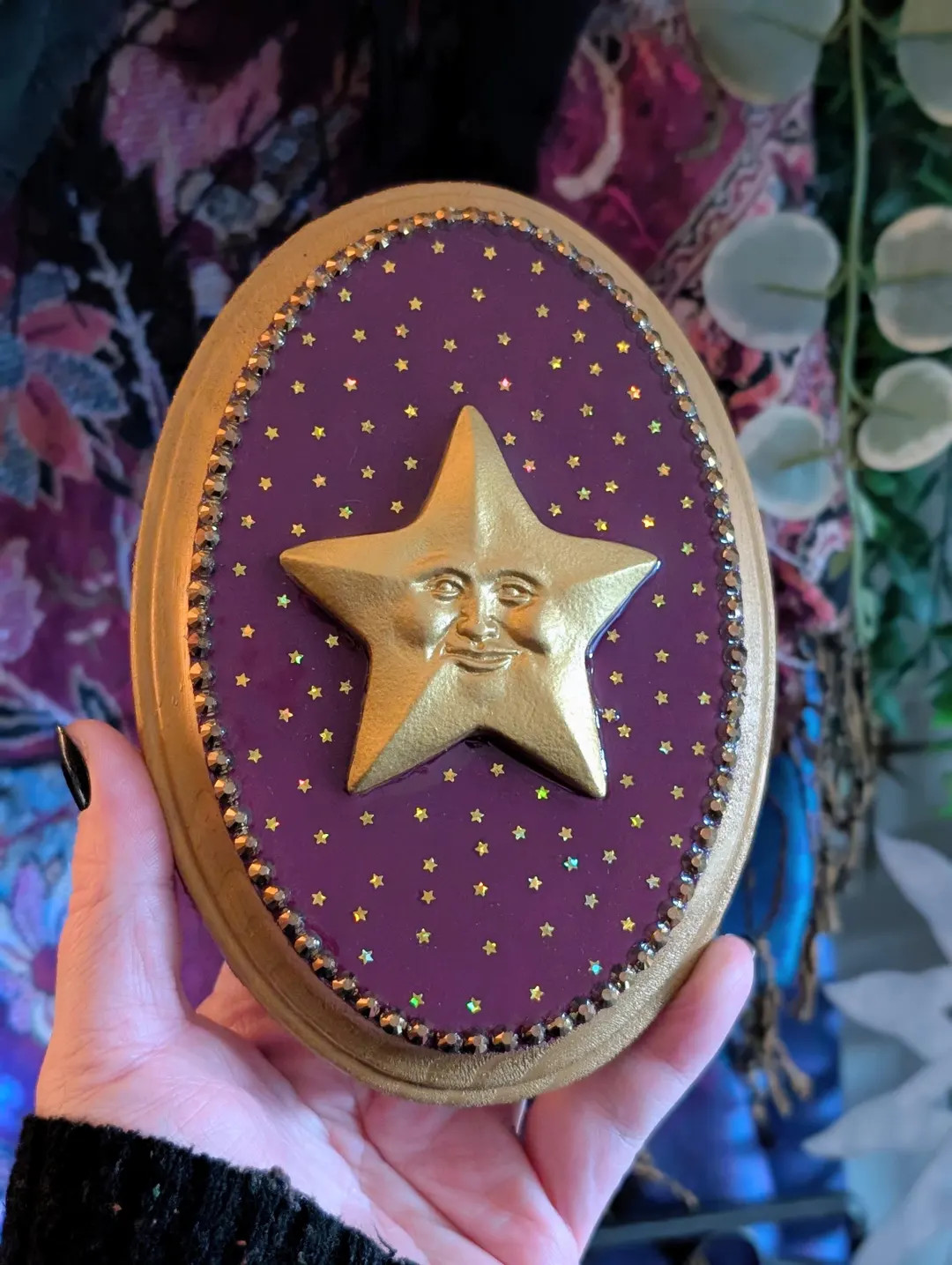 Anthropomorphic Star Wall Hanging, Vintage 90s Celestial Inspired Art, Wall Decor, Whimsigoth, Ga... | Etsy (US)