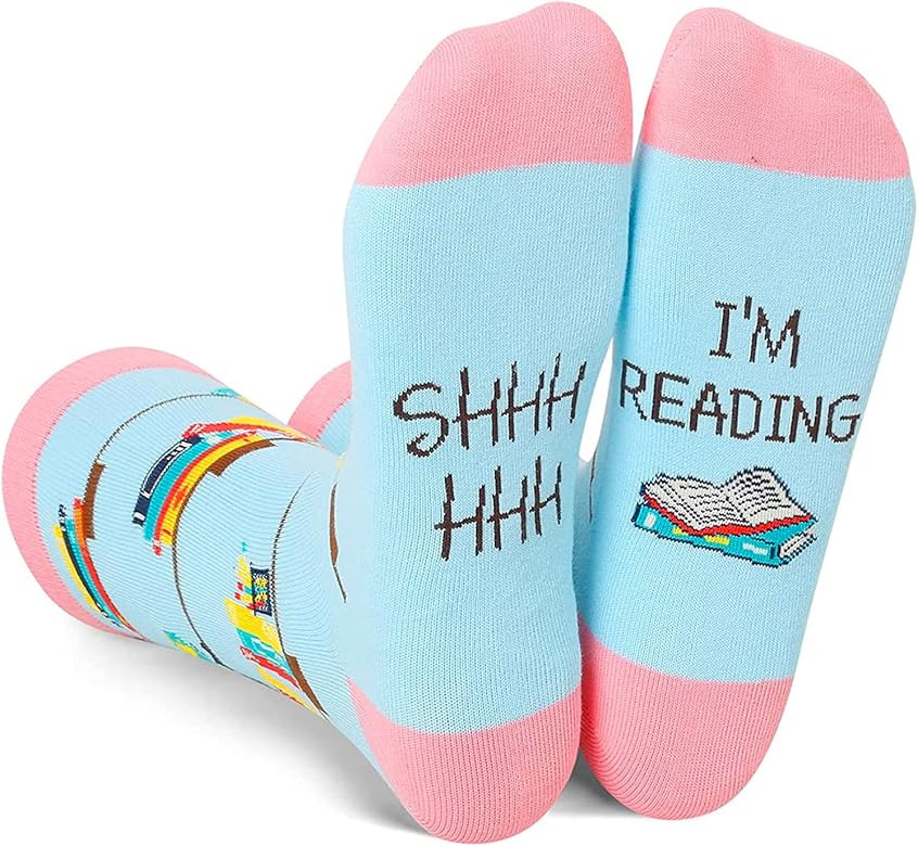 Zmart Funny Socks for Women If You Can Read This Socks, Gifts for Teen Girls | Amazon (US)