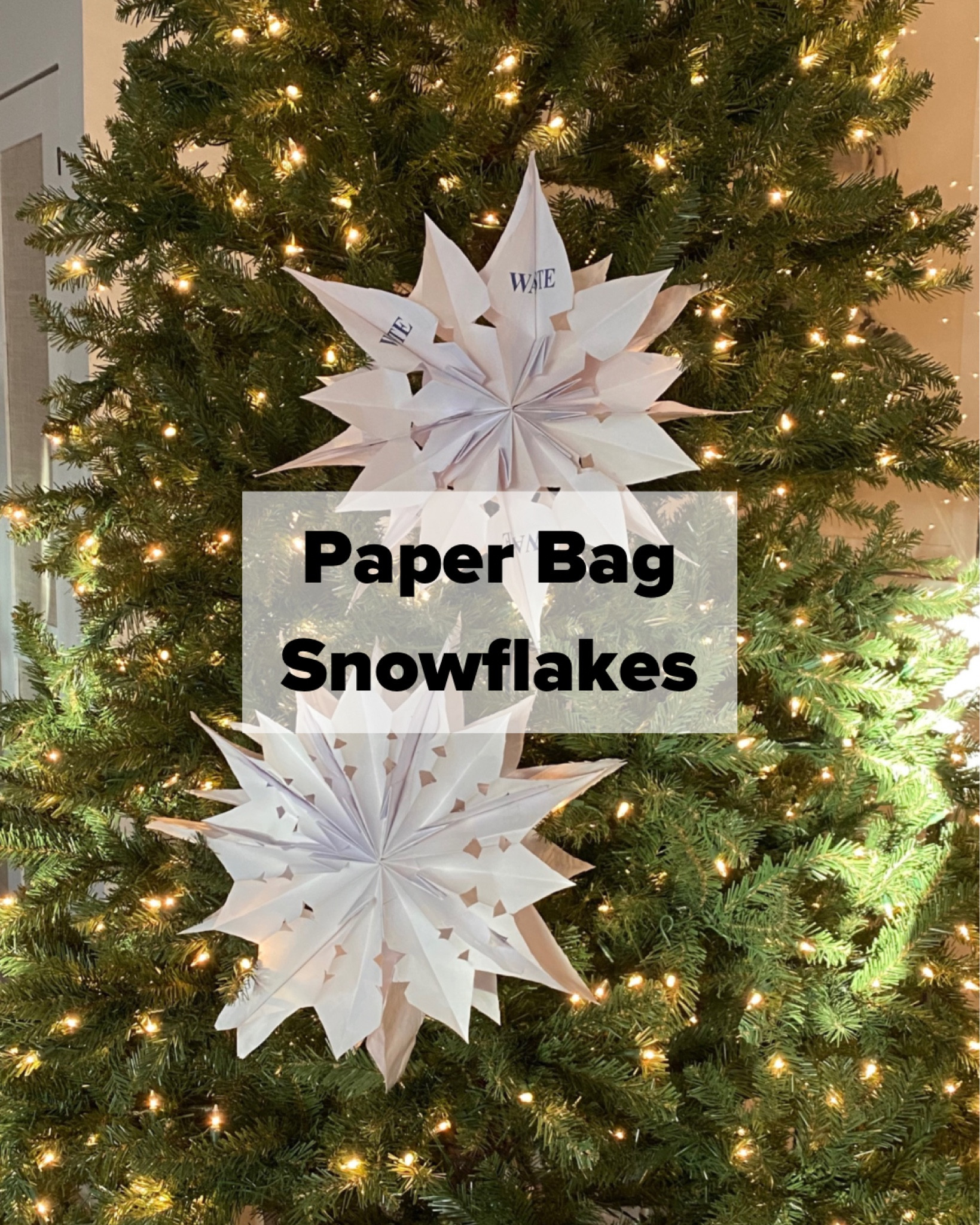 Everything you need to make DIY Paper Bag Snowflakes! 

#LTKHoliday #LTKSeasonal #LTKCyberWeek
