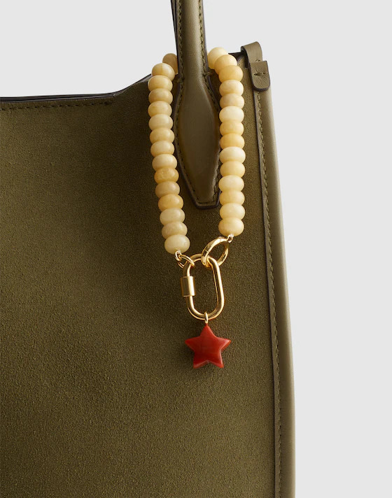 Beaded Star Carabiner Bag Charm | Madewell