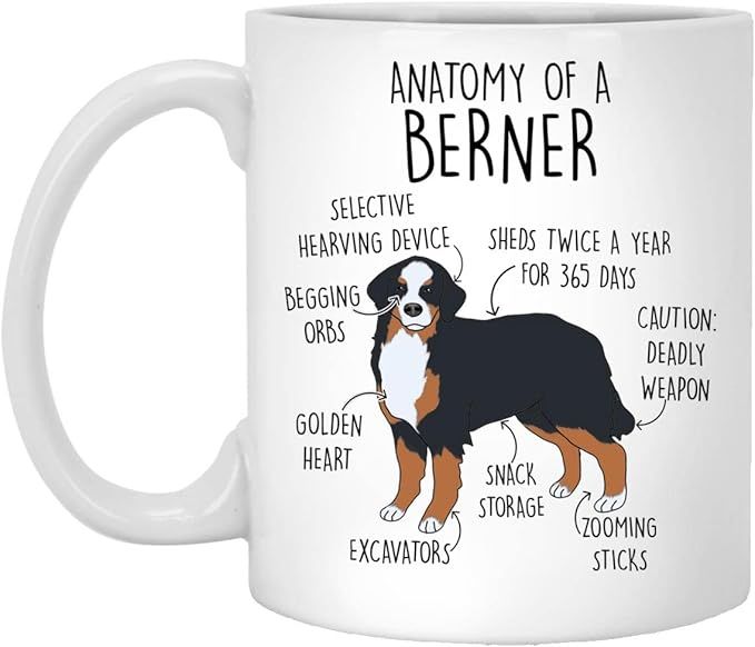 Bernese Mountain Dog Coffee Mug, Cute Berner Gift, Dog Lover, Funny Gift For Her, Him, Birthday, ... | Amazon (US)