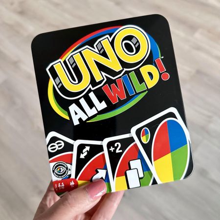 We picked up Uno All Wild (the latest Uno craze) and it's a hit!!! Very fun twist on the game!!! A couple options to score it (which may vary regionally)! This should be under $12 depending on packaging (tin vs box) - higher prices are resellers! (#ad)

#LTKFindsUnder50 #LTKFamily #LTKKids