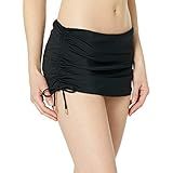 Calvin Klein Women's Side Shirred Skirted Bottom Swimwear, -black, Extra Small | Amazon (US)