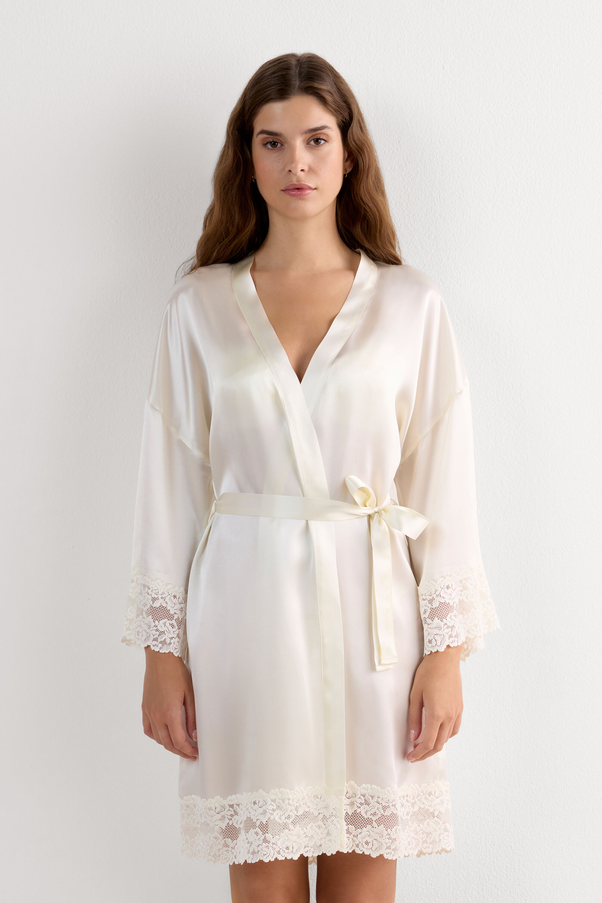Pretty Flowers Silk Kimono - Intimissimi | Intimissimi (US)
