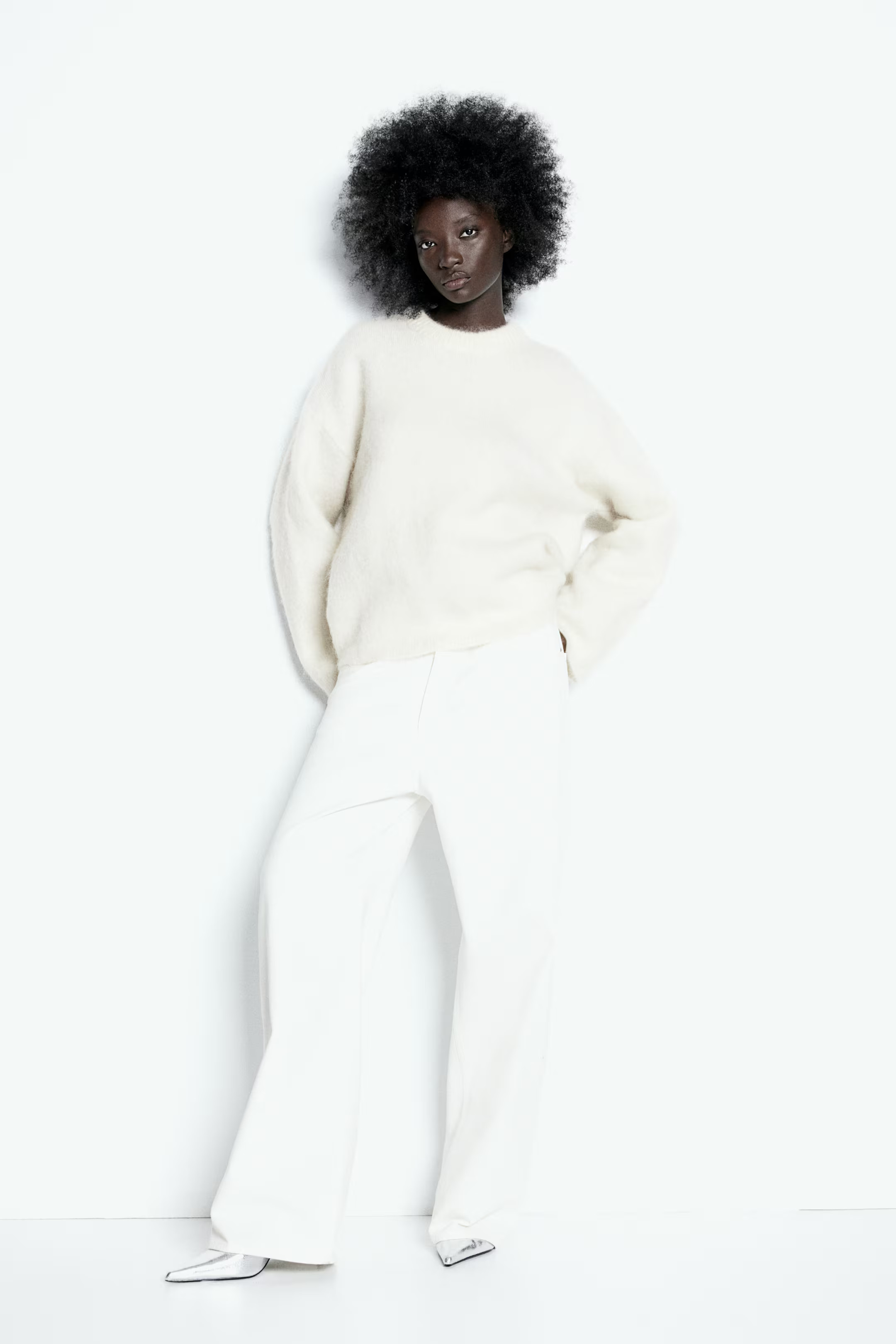 Oversized mohair-blend jumper | H&M (UK, MY, IN, SG, PH, TW, HK)