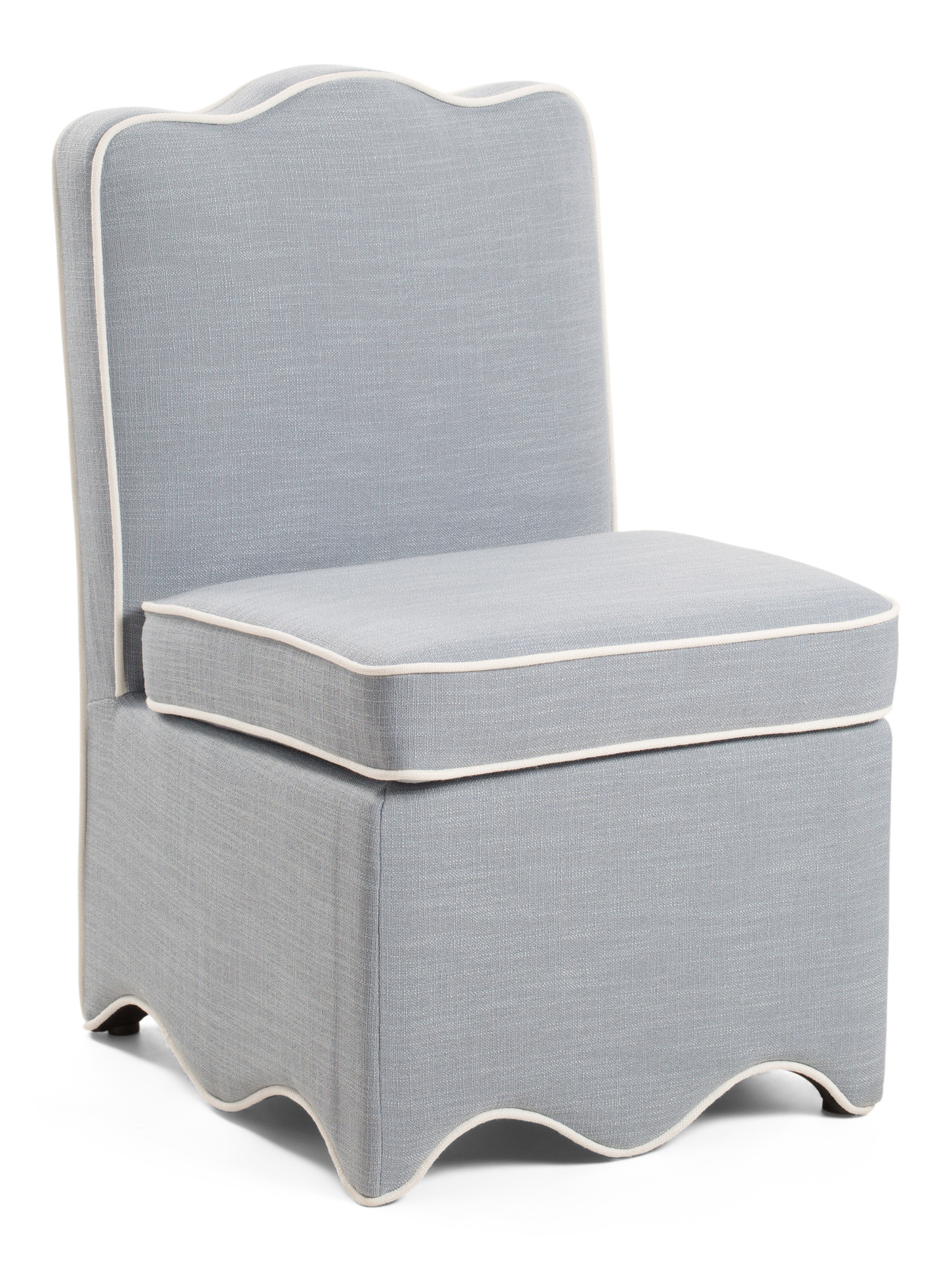 22x33 Scalloped Bottom Skirted Anywhere Chair | Kitchen & Dining Room | Marshalls | Marshalls