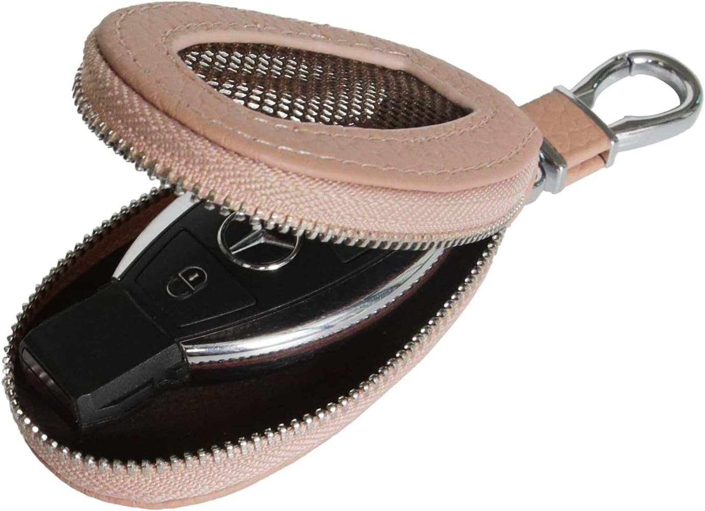 VSLIH Universal Premium Car Key Fob Case Genuine Leather Car Smart Key fob Holder for Remote Key ... | Amazon (US)