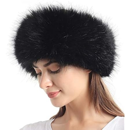 LA CARRIE Faux Fur Headband with Stretch Women's Winter Earwarmer Earmuff | Amazon (US)