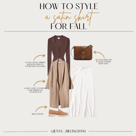 How to style a satin skirt for fall

#LTKstyletip #LTKunder50 #LTKunder100