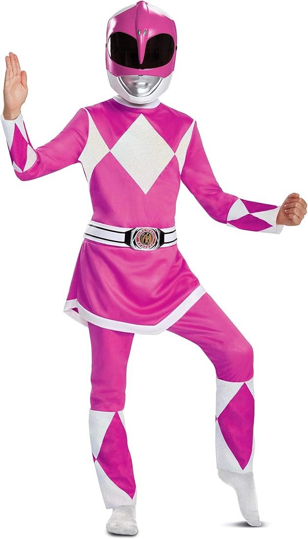 Girls Power Rangers Pink Ranger Costume | Amazon (US)