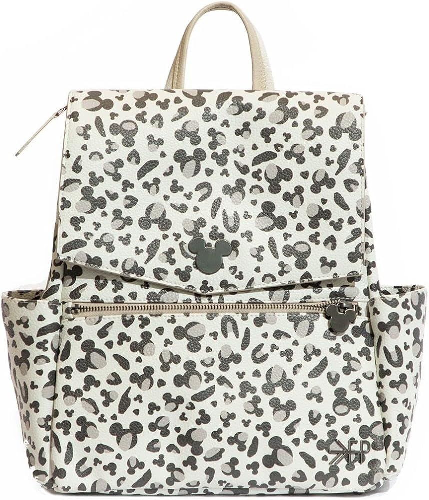 Freshly Picked Convertible Mini Classic Diaper Bag Backpack, Mickey Leopard | Amazon (US)
