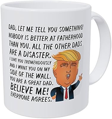 Wampumtuk Dad, I Want You On My Side of The Wall. Nobody is Better at Fatherhood, Father's Day, D... | Amazon (US)