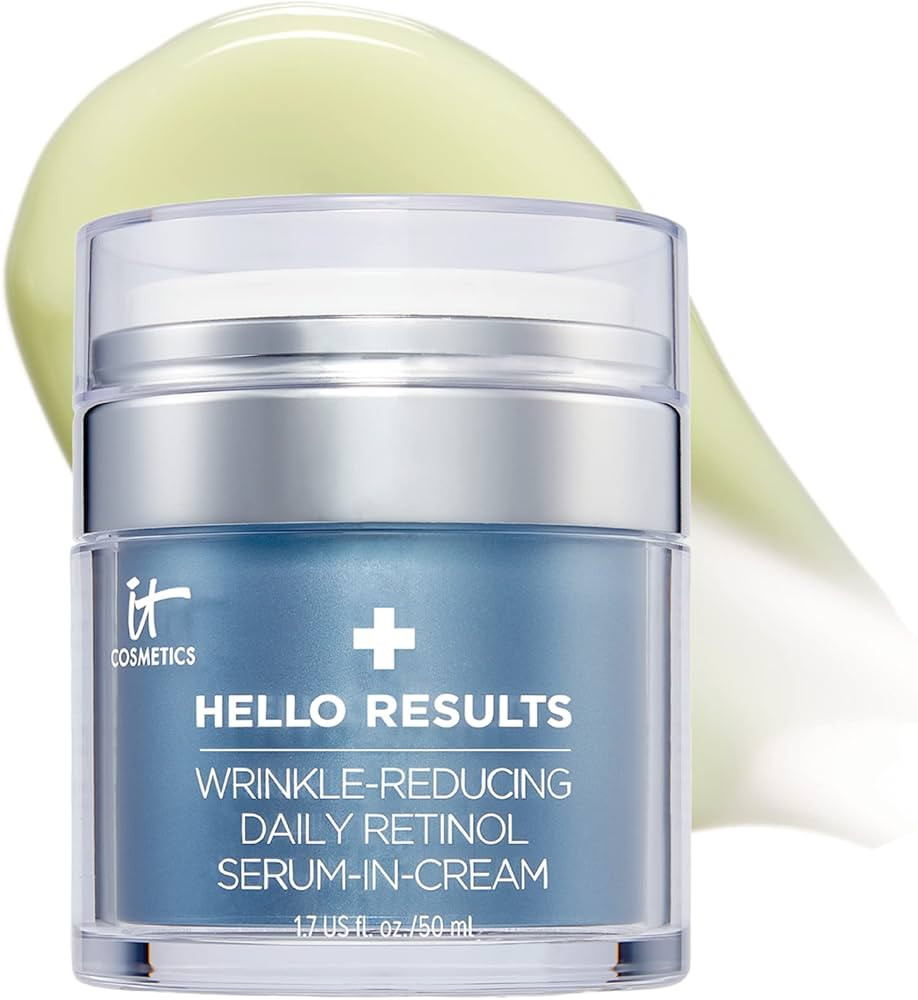 IT Cosmetics Hello Results Wrinkle-Reducing Daily Retinol Serum-in-Cream - Firming & Anti-Aging R... | Amazon (US)
